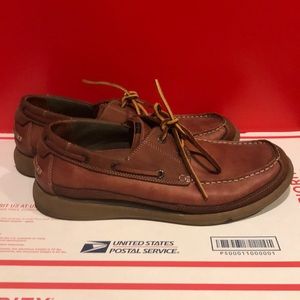 Clark’s Brown Leather Lace Up Shoes men’s 11.5